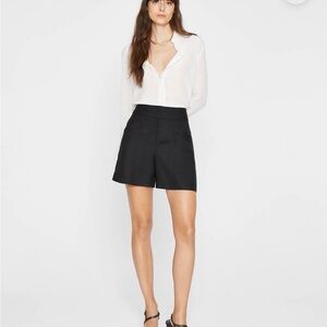 Club Monaco Black High Waist Women's Shorts